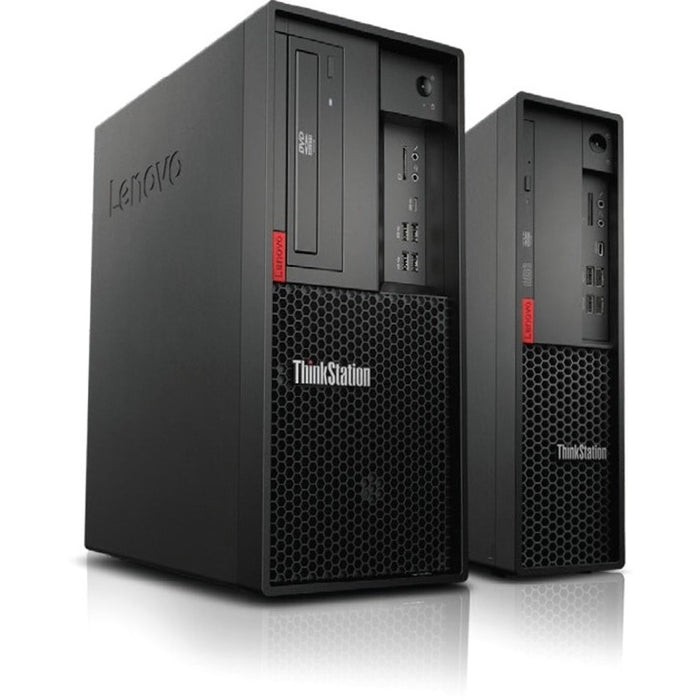 Lenovo ThinkStation P330 30CY007FUS Workstation - 1 x Intel Core i3 i3-9100 9th Gen 3.60 GHz - 16 GB DDR4 SDRAM RAM - 1 TB HDD - Tower - Raven Black