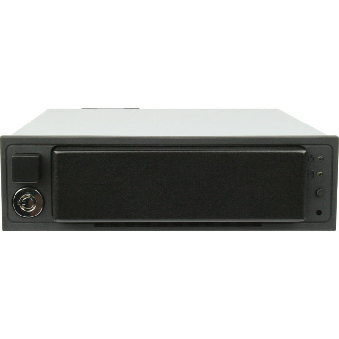 CRU Data Express DX175 Drive Bay Adapter for 5.25" - Serial ATA/600, 6Gb/s SAS Host Interface Internal - Black