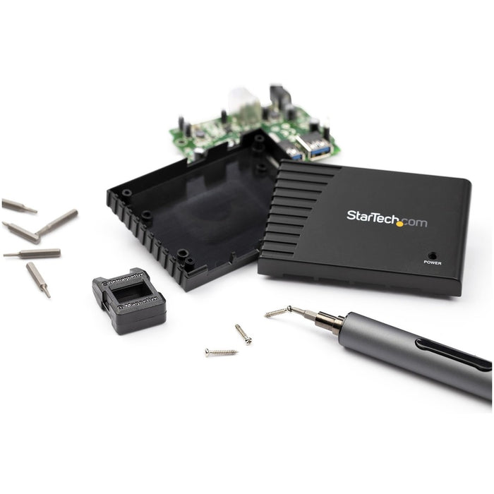StarTech.com 55-Bit Electric Precision Screwdriver Set, Cordless/Battery Powered, Magnetic Bit Driver Kit for Laptop/Computer/Phone Repair