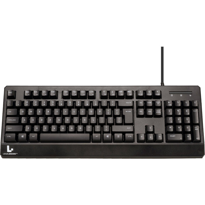 Legal Keyboard, for Lawyers Wired, Black