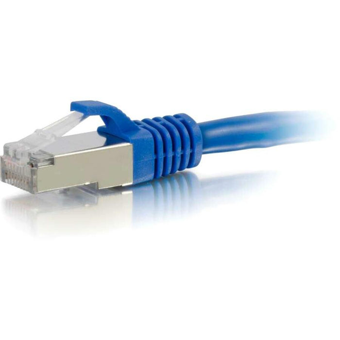 C2G-14ft Cat6a Snagless Shielded (STP) Network Patch Cable - Blue