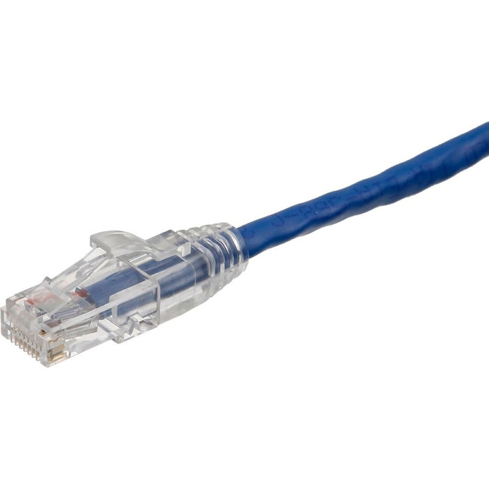 Axiom 10FT CAT6 UTP 550mhz Patch Cable Clear Snagless Boot (Blue) - TAA Compliant