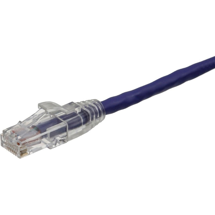 Axiom 6FT CAT6 UTP 550mhz Patch Cable Clear Snagless Boot (Purple) - TAA Compliant
