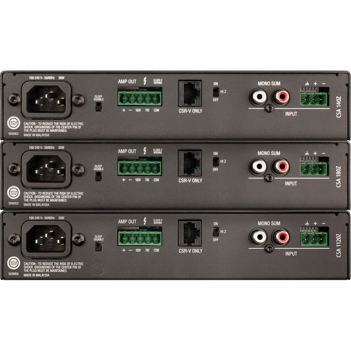 JBL Commercial CSA 140Z Amplifier - 40 W RMS - 1 Channel
