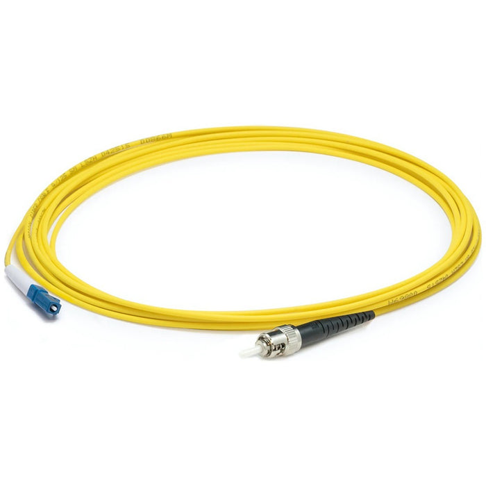 AddOn 84m LC (Male) to ST (Male) Straight Yellow OS2 Simplex Plenum Fiber Patch Cable