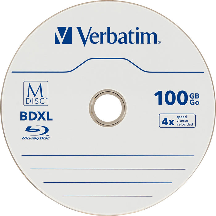 M DISC BDXL 100GB 6X with Branded Surface - 25pk Spindle