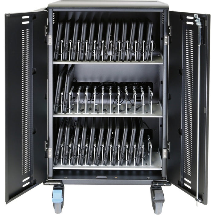 Dell Compact USB-C Charging Cart - 36 Devices (Prewired for USB-C laptops)