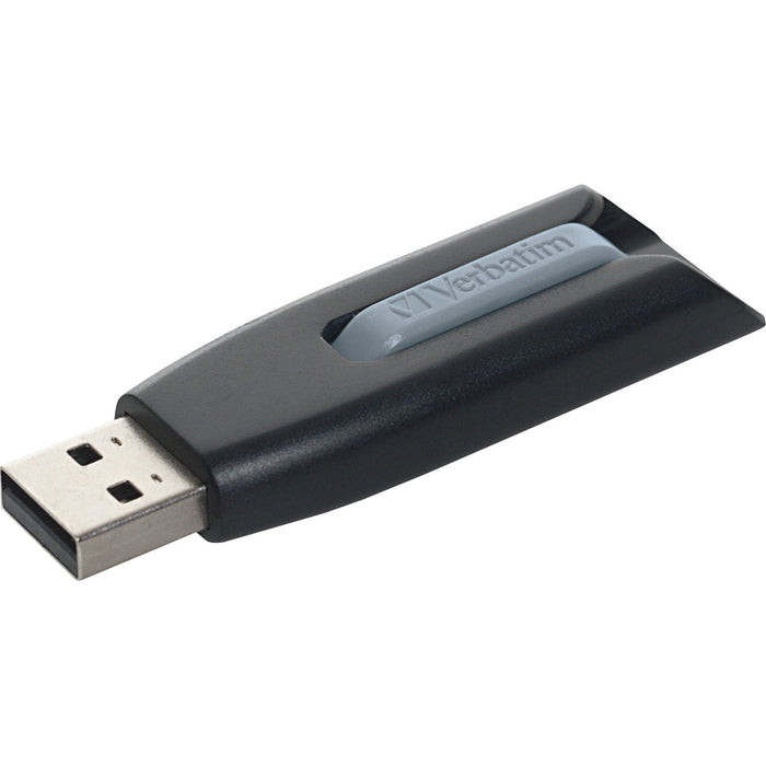 128GB Store 'n' Go&reg; V3 USB 3.2 Gen 1 Flash Drive - Gray