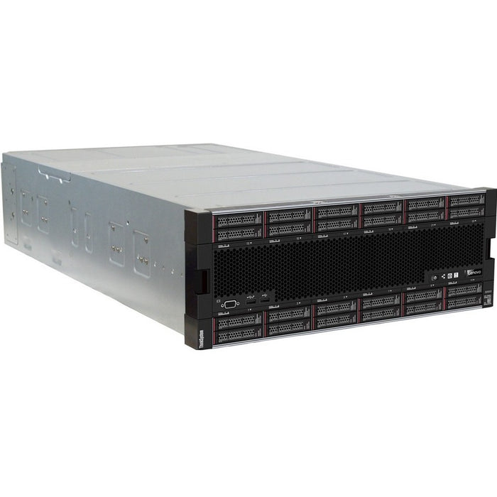 Lenovo ThinkSystem SR950 7X12A01SNA 4U Rack Server - 8 x Intel Xeon Platinum 8160 2.10 GHz - 256 GB RAM - 12Gb/s SAS, Serial ATA Controller