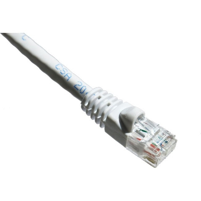 Axiom 1FT CAT6A 650mhz Patch Cable Molded Boot (White) - TAA Compliant