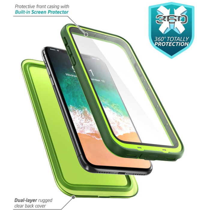 i-Blason Argos Carrying Case (Holster) Apple iPhone X Smartphone - Green