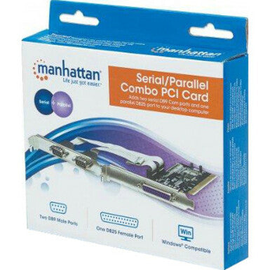 Manhattan Serial/Parallel Combo PCI Card