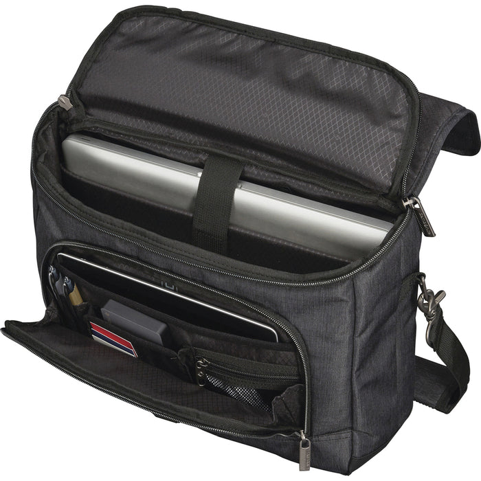 Samsonite Modern Utility Carrying Case (Messenger) for 15.6" Apple Notebook, Tablet, iPad - Charcoal Heather, Charcoal