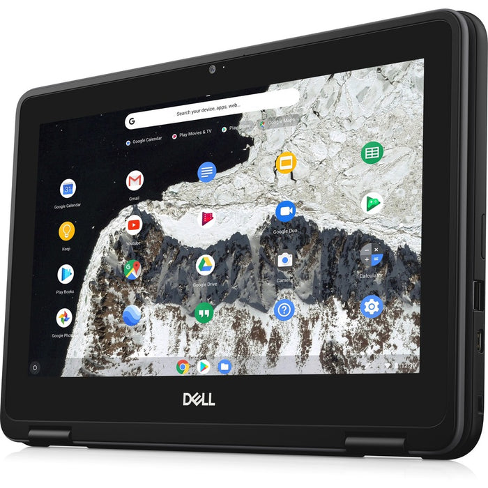 Dell Chromebook 11 3000 3100 11.6" Touchscreen Convertible 2 in 1 Chromebook - HD - 1366 x 768 - Intel Celeron N4020 Dual-core (2 Core) - 4 GB Total RAM - 32 GB Flash Memory - Gray
