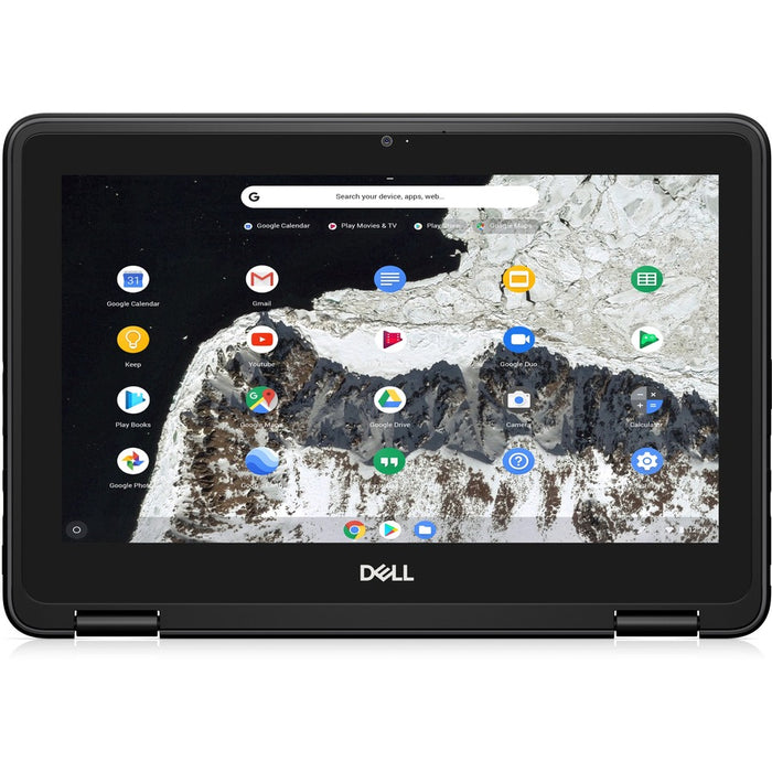 Dell Chromebook 11 3000 3100 11.6" Touchscreen Convertible 2 in 1 Chromebook - HD - 1366 x 768 - Intel Celeron N4020 Dual-core (2 Core) - 4 GB Total RAM - 32 GB Flash Memory - Gray