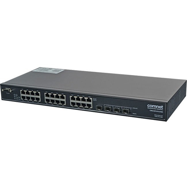 ComNet (24) 10/100/1000 BASE-TX + (4) 1000BASE-FX Managed Ethernet Switch
