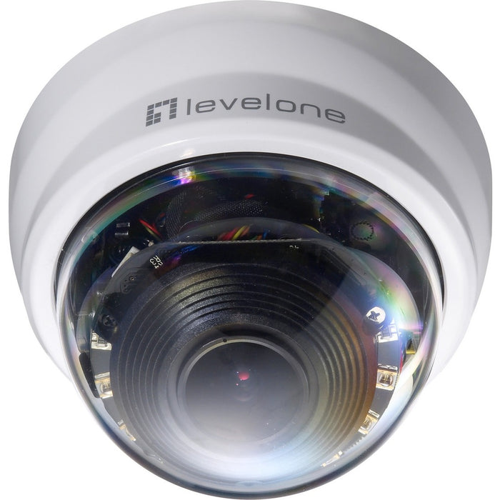 LevelOne 2 Megapixel HD Network Camera - Color - Dome