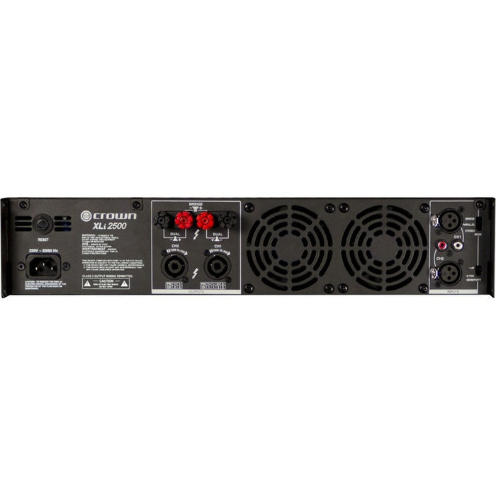Crown 2500 Amplifier - 1000 W RMS - 2 Channel - Dark Gray