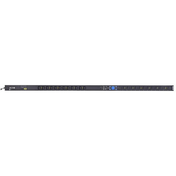 Eaton Metered Input rack PDU, 0U, L6-30P input, 10 ft cord, 200-240V, 5.76 kW max, Single-phase, Outlets: (12) C13 Outlet grip, (2) C19 Outlet grip