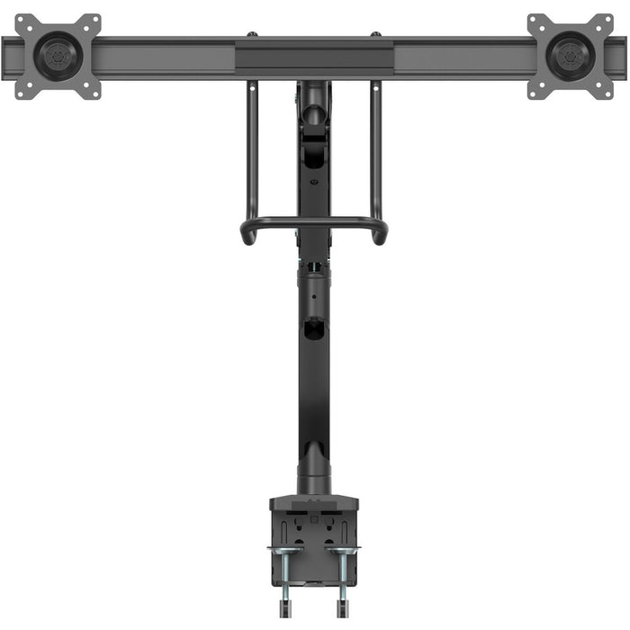 StarTech.com Desk Mount Dual Monitor Arm - Ergonomic VESA Mount 32" (17.6lb) Displays - Crossbar Handle for Full Motion - C-Clamp/Grommet