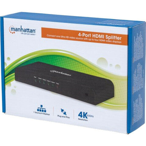 Manhattan 4K 4-Port HDMI Splitter