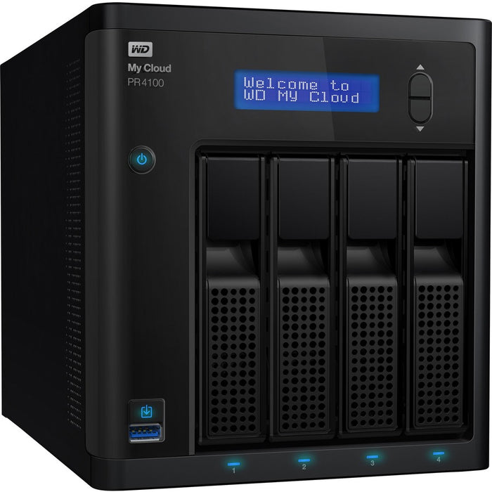 WD 24TB My Cloud PR4100 Pro Series Media Server with Transcoding, NAS - Network Attached Storage