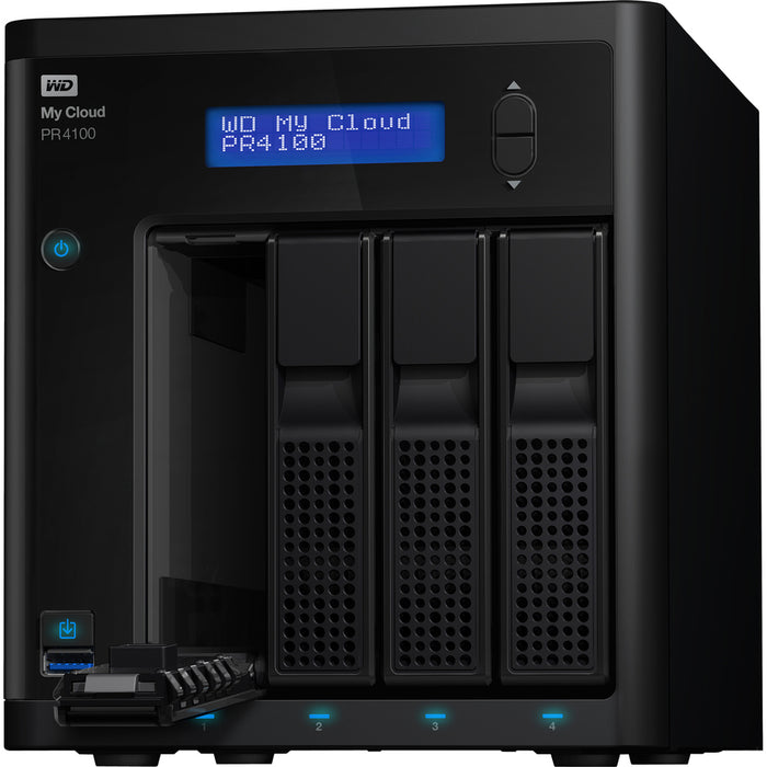 WD 8TB My Cloud PR4100 Pro Series Media Server with Transcoding, NAS - Network Attached Storage