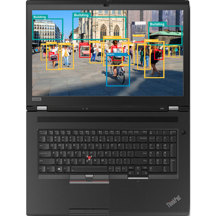 Lenovo ThinkPad P73 20QR0017US 17.3" Mobile Workstation - 3840 x 2160 - Intel Xeon E-2276M Hexa-core (6 Core) 2.80 GHz - 16 GB Total RAM - 512 GB SSD - Glossy Black