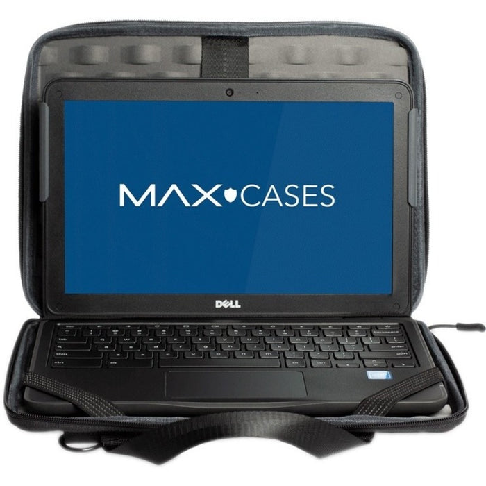 MAXCases Explorer 4 Carrying Case for 11" to 13" Apple MacBook Air, Chromebook, MacBook Pro, Notebook - Black