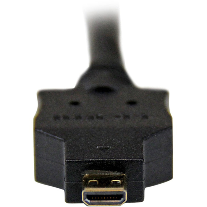 StarTech.com 3ft (1m) Micro HDMI to DVI Cable, Micro HDMI to DVI Adapter Cable, Micro HDMI Type-D to DVI-D Monitor/Display Converter Cord