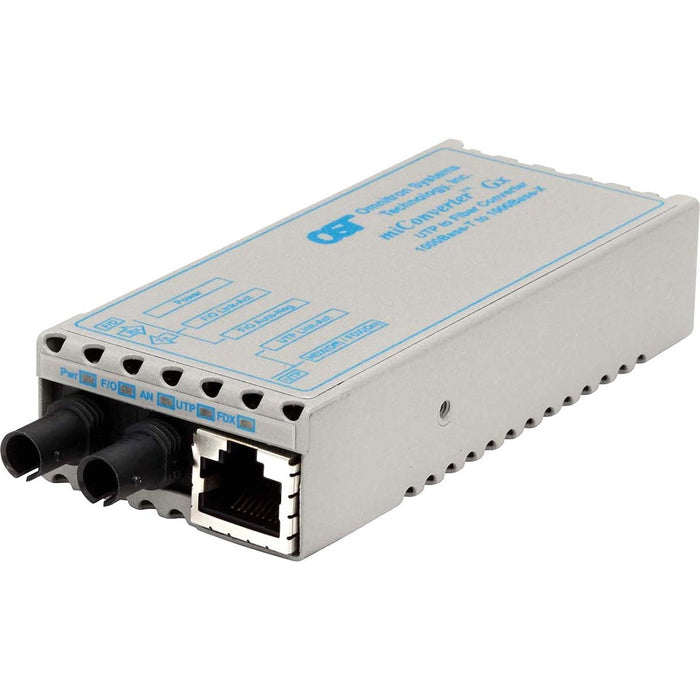 miConverter 1000Mbps Gigabit Ethernet Fiber Media Converter RJ45 ST Multimode 550m