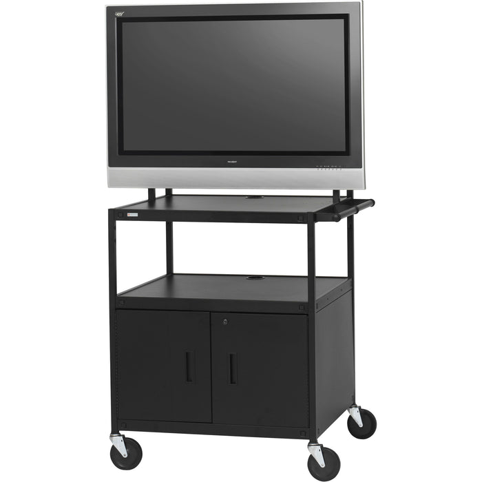 Bretford Basics FP42ULC-E5BK Flat Panel Cabinet Cart