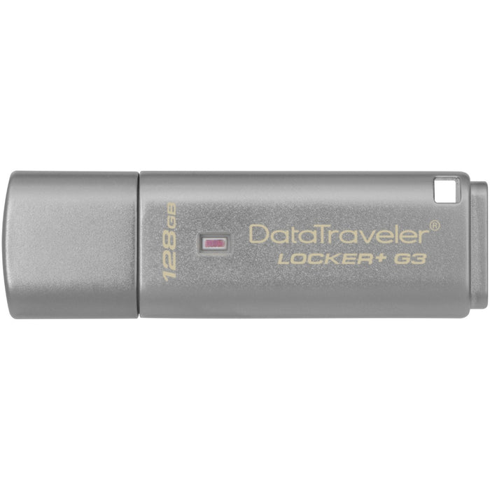 Kingston DataTraveler Locker+ G3 128GB USB 3.0 Type A Flash Drive