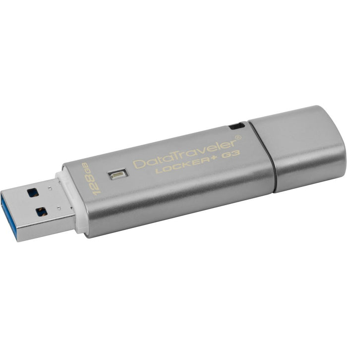 Kingston DataTraveler Locker+ G3 128GB USB 3.0 Type A Flash Drive
