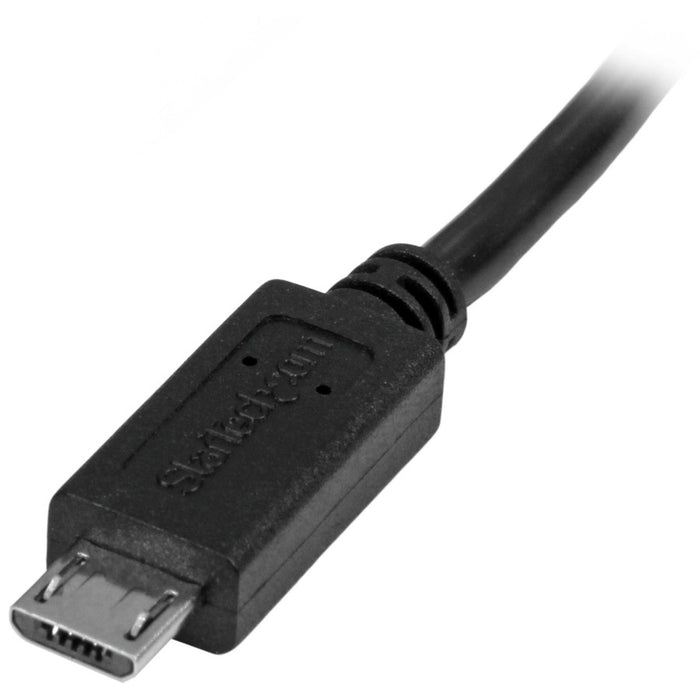 StarTech.com 0.5m 20in Micro-USB Extension Cable - M/F - Micro USB Male to Micro USB Female Cable