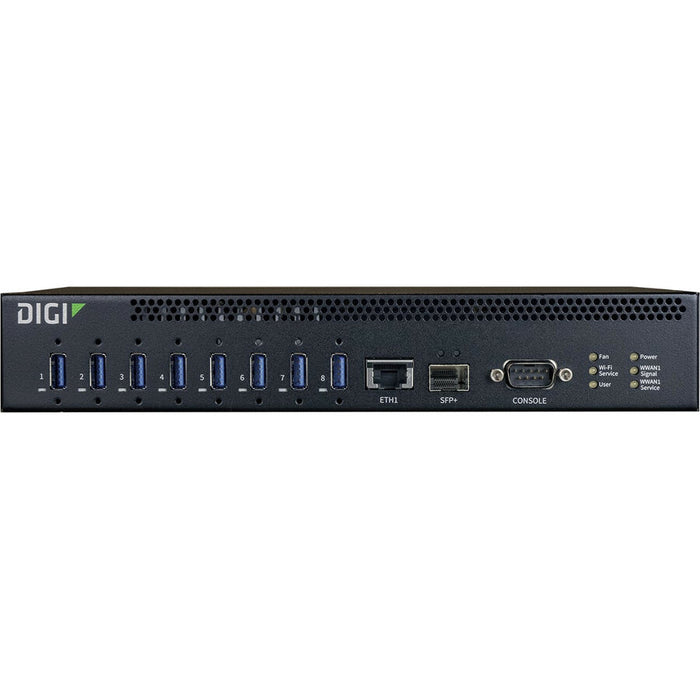 Digi AnywhereUSB 8 Plus USB/Ethernet Combo Hub