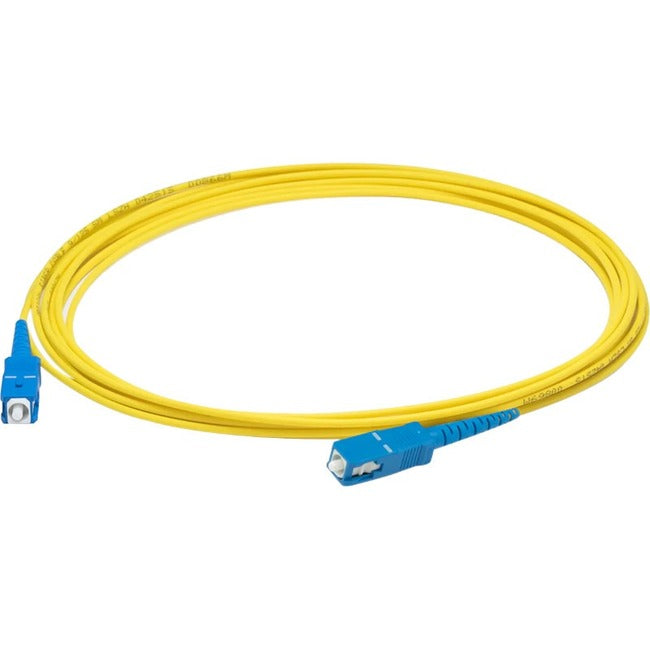 AddOn 64m SC (Male) to SC (Male) Straight Yellow OS2 Simplex Plenum Fiber Patch Cable