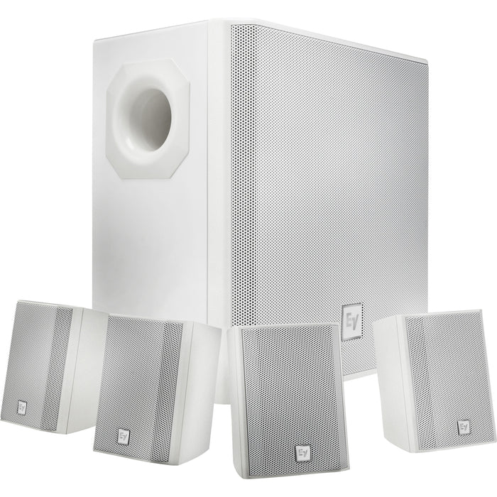 Electro-Voice EVID EVID-2.1W 2-way Surface Mount, Wall Mountable Speaker - White