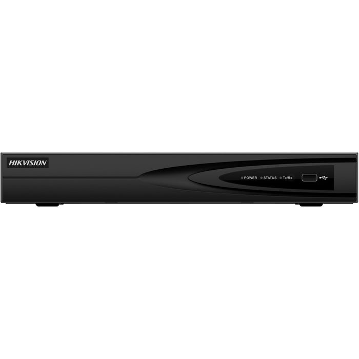 Hikvision 4K Plug and Play Network Video Recorder with PoE - 8 TB HDD