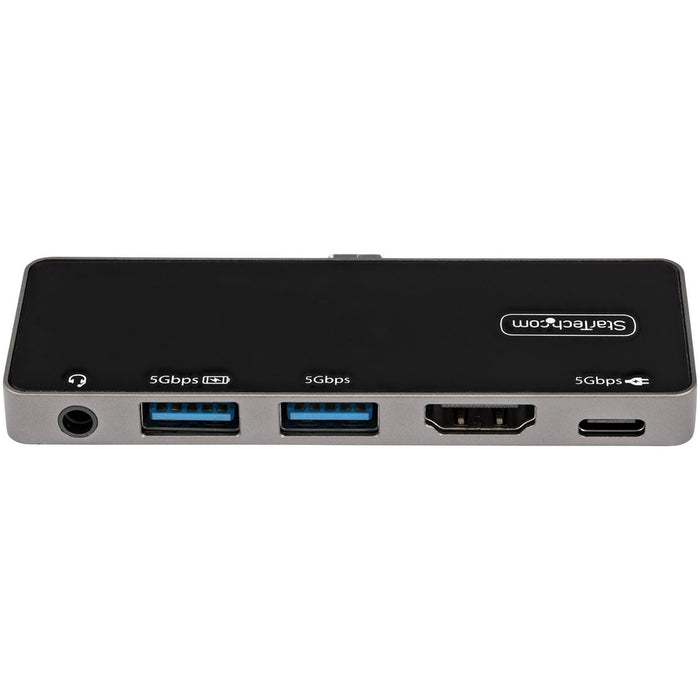 Star Tech.com USB C Multiport Adapter, USB-C to 4K 60Hz HDMI, 100W PD Pass-Through, 3xUSB, Audio, USB-C Mini Dock, Portable USB Type-C Dock