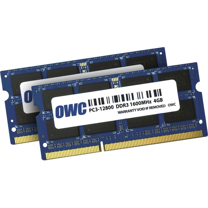 OWC 2 x 4.0GB 1600MHz DDR3L SO-DIMM PC12800 204 Pin