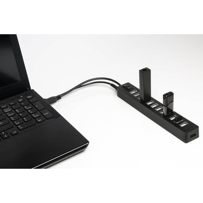 Sabrent 13-Port USB 2.0 Hub With Power Adapter