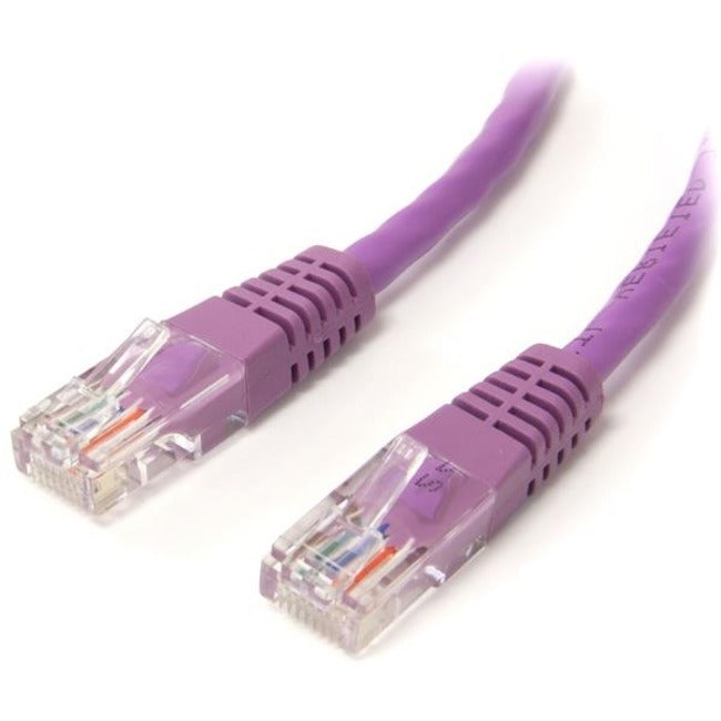StarTech.com 6 ft Purple Molded Cat5e UTP Patch Cable