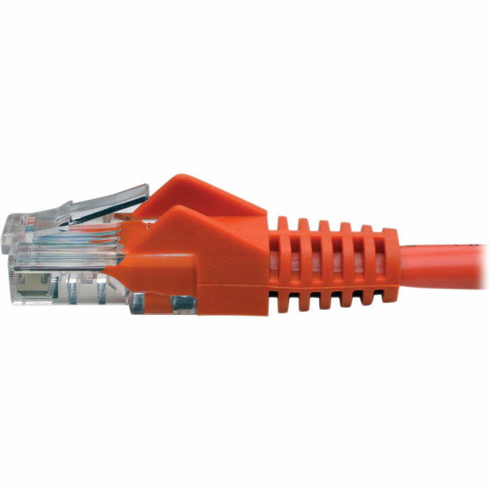 Tripp Lite Cat5e 350 MHz Snagless Molded UTP Patch Cable (RJ45 M/M), Orange, 15 ft.