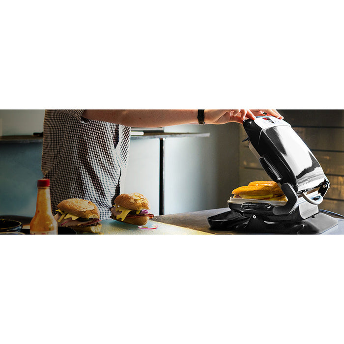 George Foreman 5-Serving Evolve Grill With Waffle Plates And Ceramic Grill Plates Black