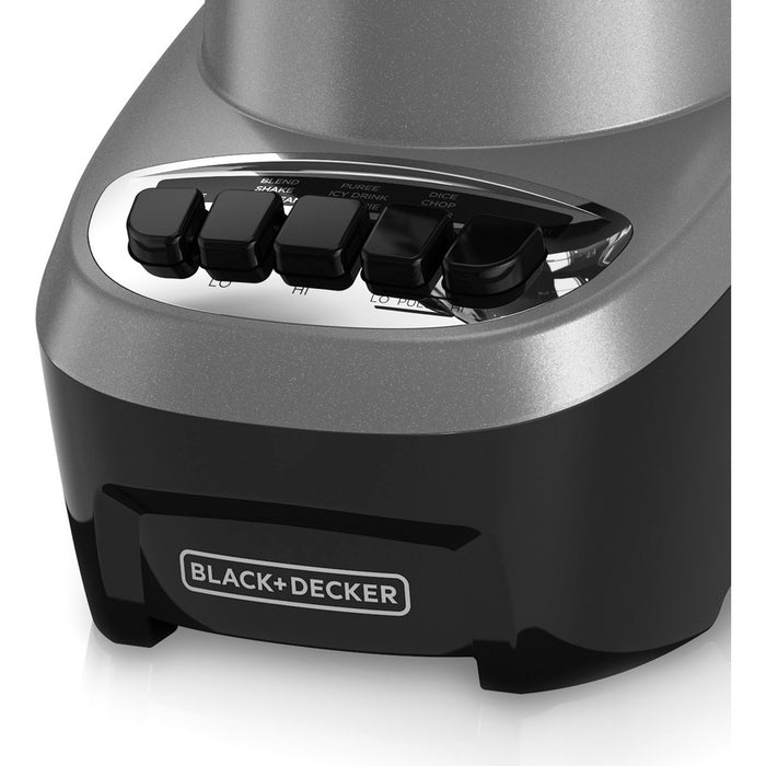 Black & Decker PowerCrush Multi-Function Silver Blender