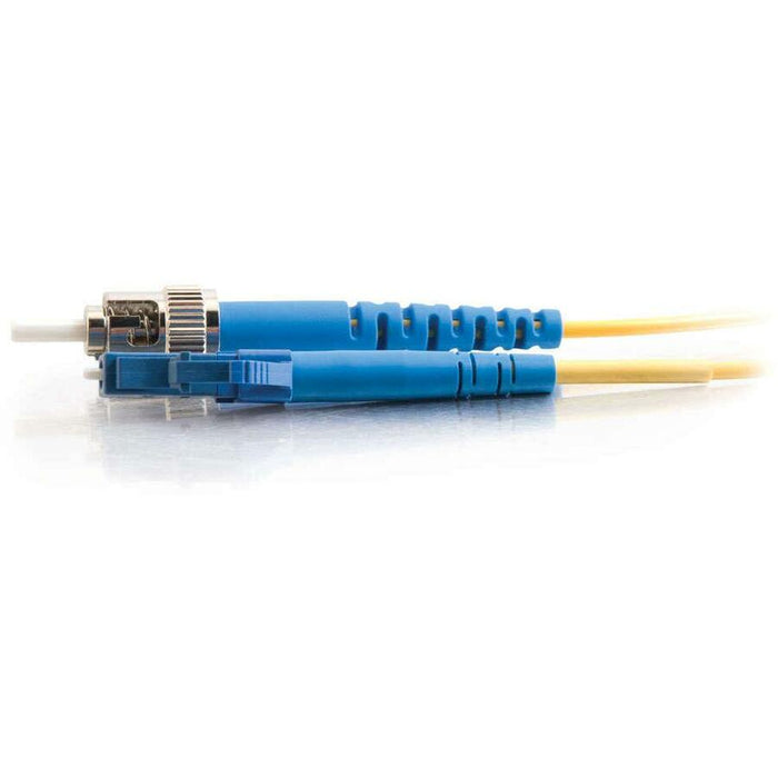 C2G-4m LC-ST 9/125 OS1 Simplex Singlemode PVC Fiber Optic Cable (LSZH) - Yellow