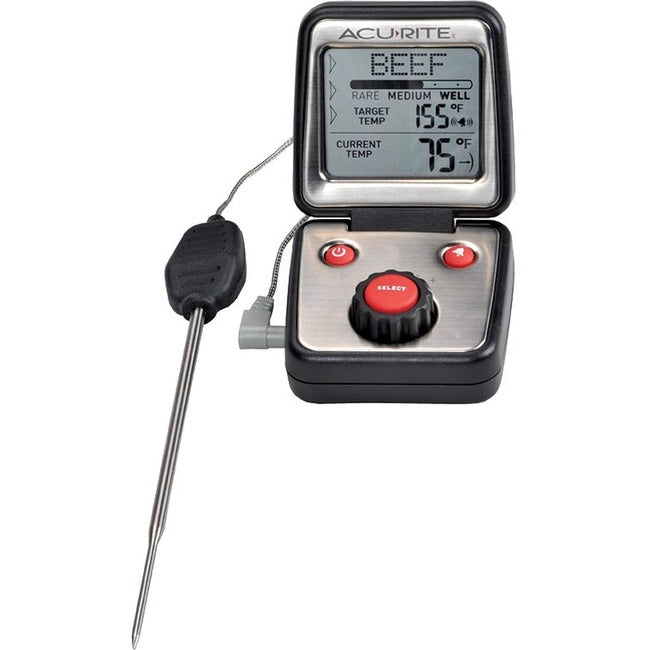 AcuRite Digital Meat Thermometer with Probe for Oven / Grill / Barbecue / Fryer / Smoker