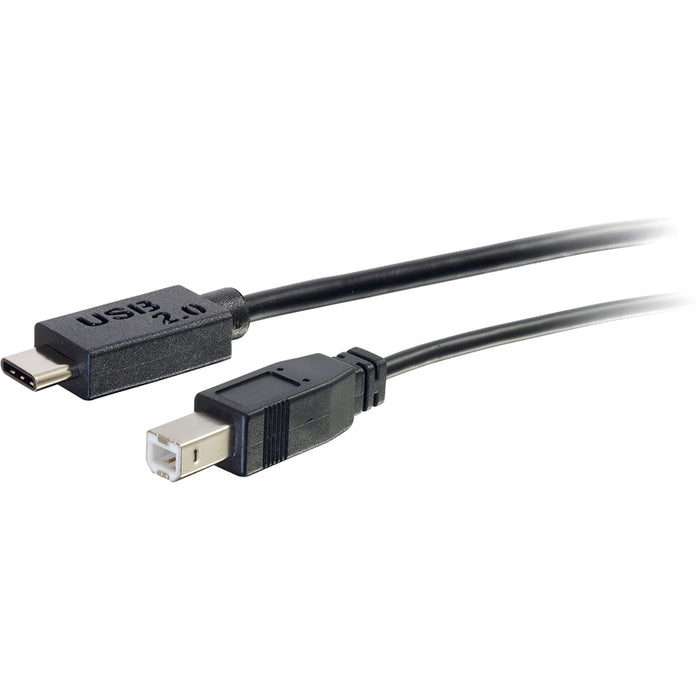 C2G 6ft USB C to USB B Cable - USB C 2.0 to USB B - M/M