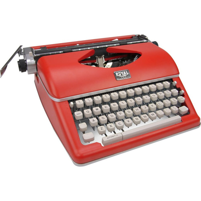 Royal Classic Manual Typewriter - Red
